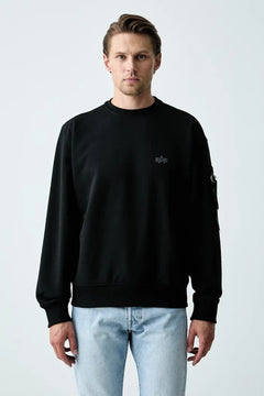 Sudadera de algodón para hombre Alpha Industries DTM Mid