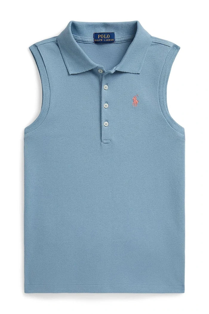 Polo Ralph Lauren camiseta de algodón con cuello para niños
