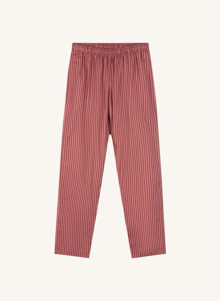 Pockies - Çizgili Pijama Pantolonu | Kırmızı