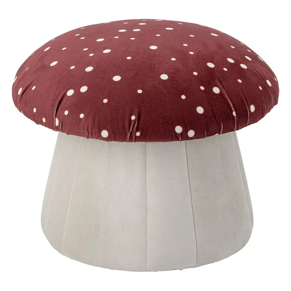 Bloomingville Mini - Lue Mantar Puf | Kırmızı