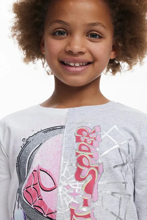 Blusa infantil Desigual de manga larga