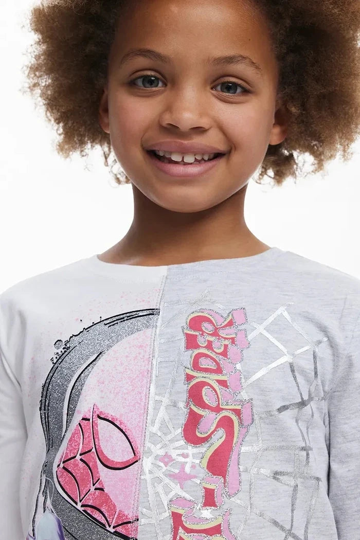 Blusa infantil Desigual de manga larga