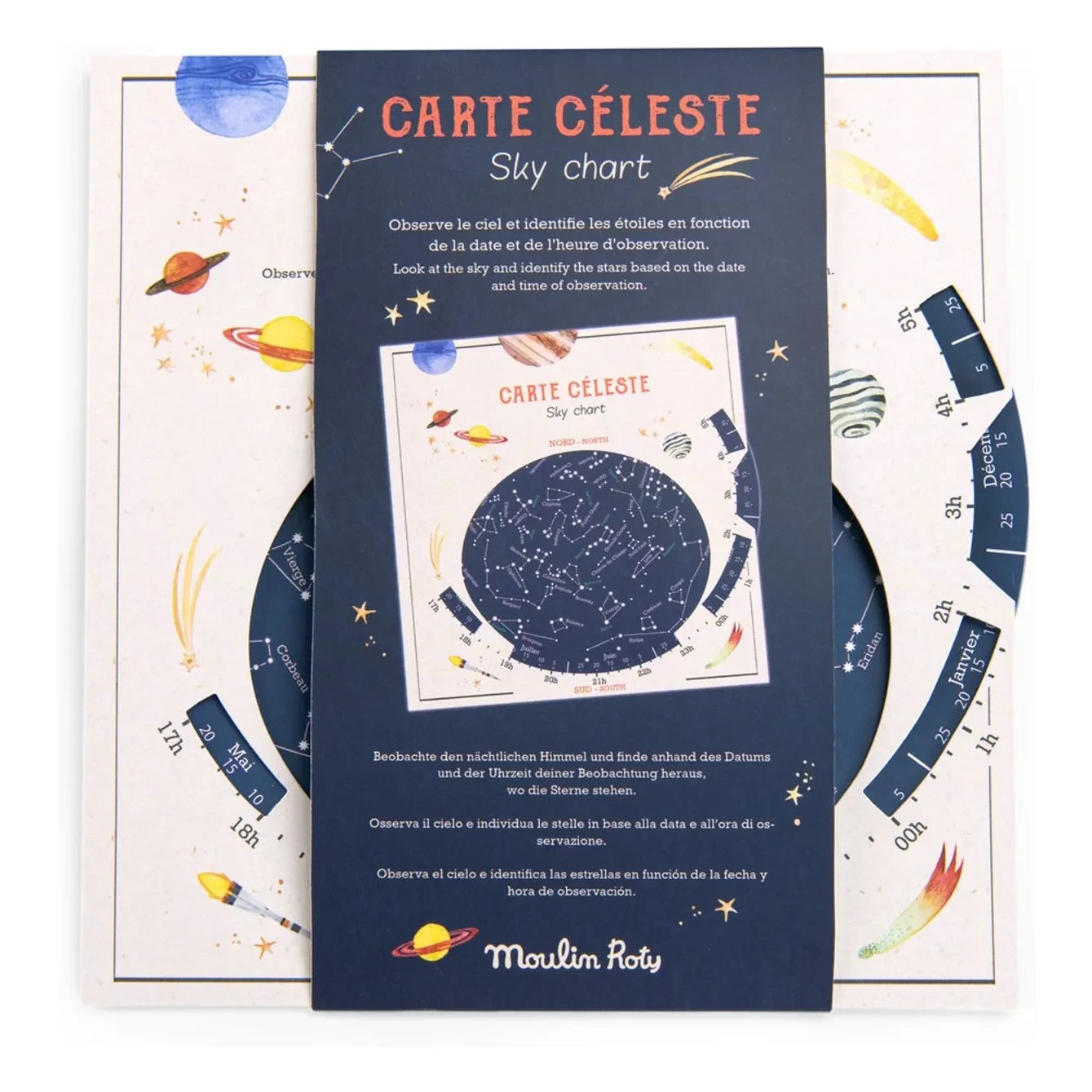 Moulin Roty - Mapa celeste - Le jardin du Moulin | Azul