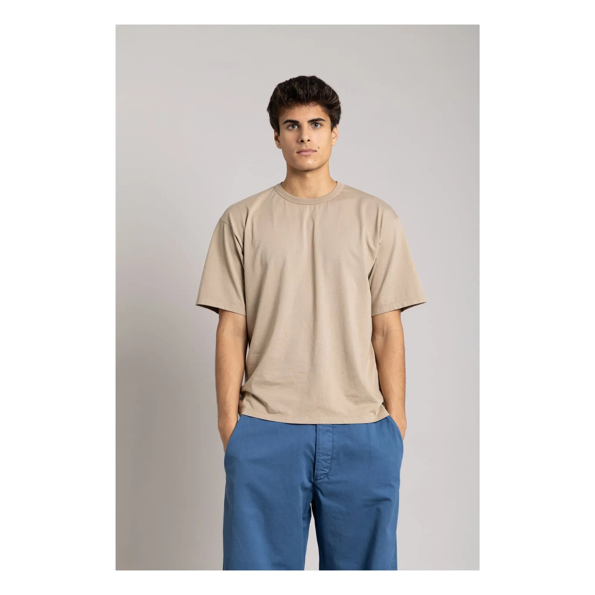 Smallable Man - Camiseta Solal de algodón orgánico | Marrón arena oscuro
