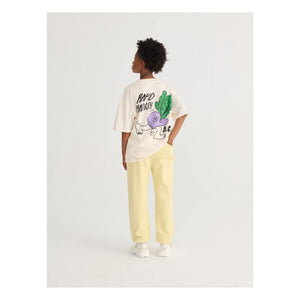 Bobo Choses - Camiseta Oversize Rapid Radish Algodón Orgánico | Blanco