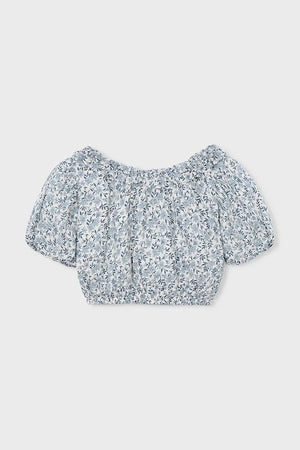 Blusa de algodón para niña Mayoral