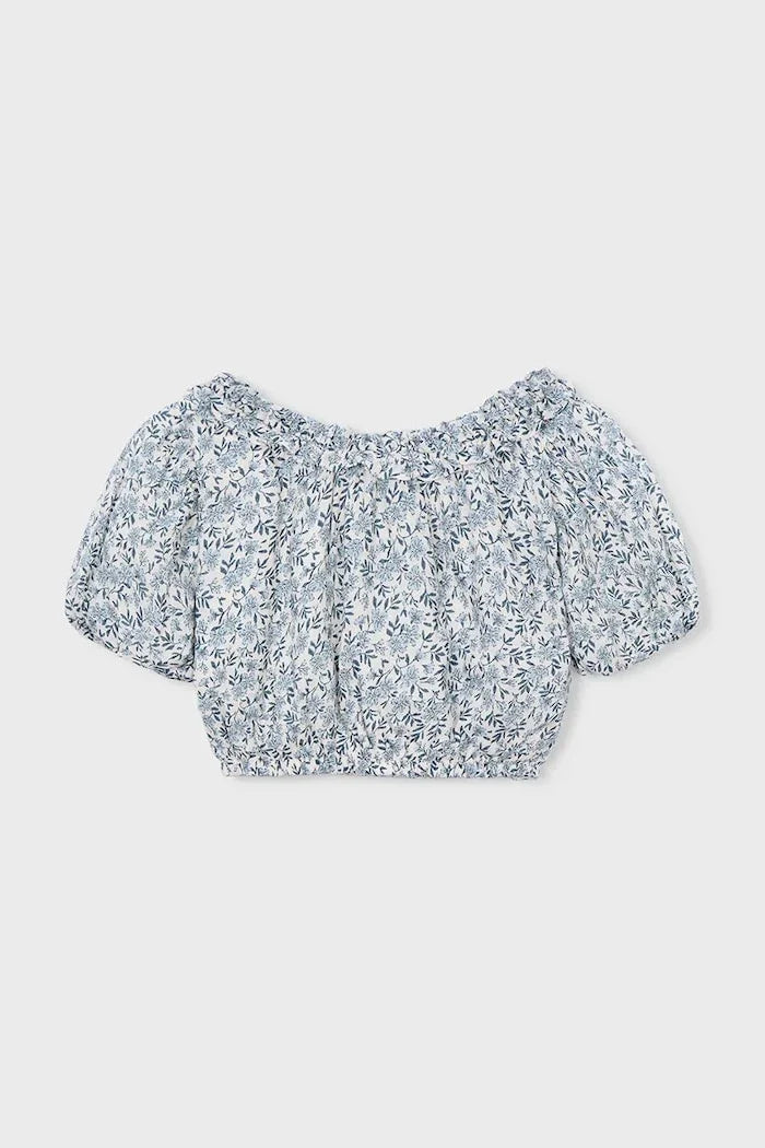Blusa de algodón para niña Mayoral