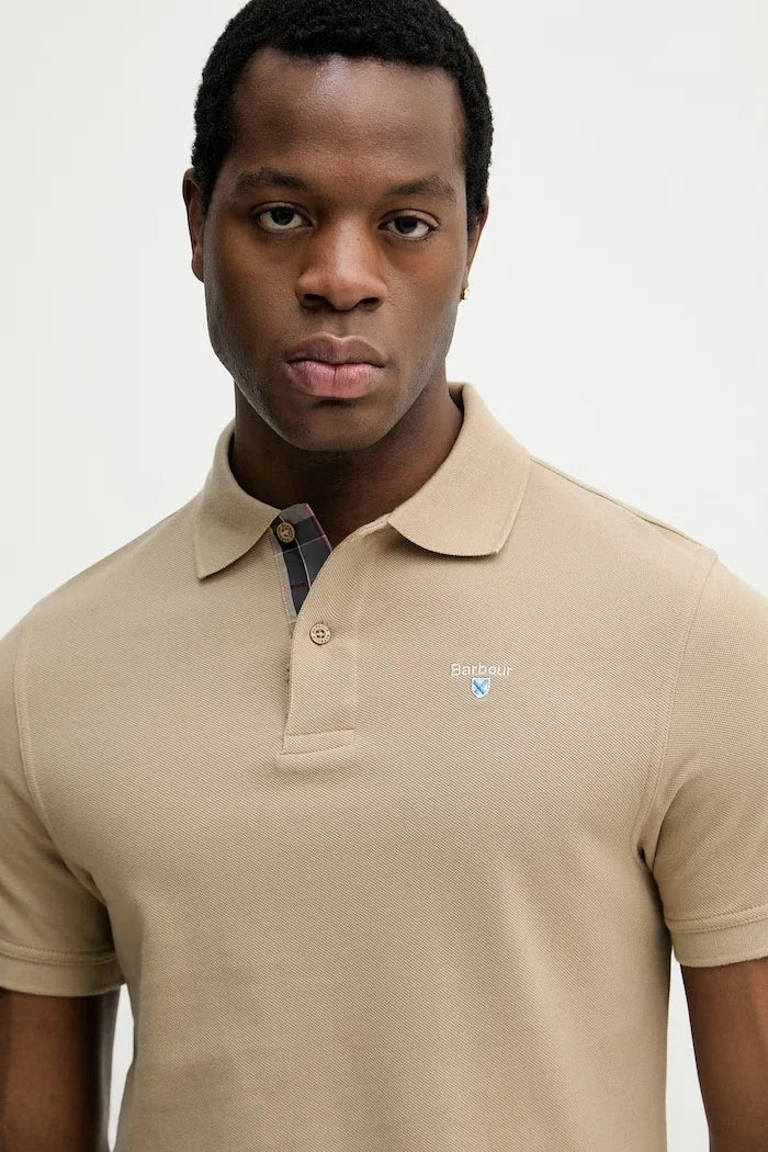 Polo de algodón para hombre Barbour