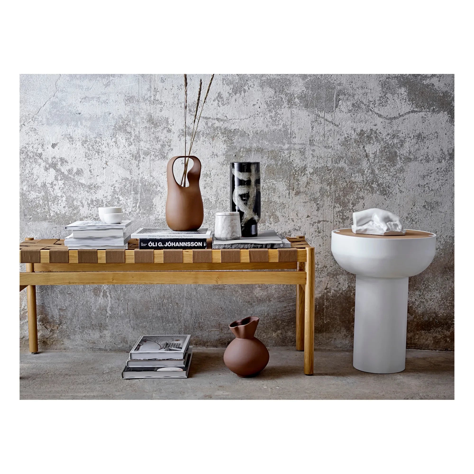 Bloomingville - Jarrón de gres Nicita | Hazel