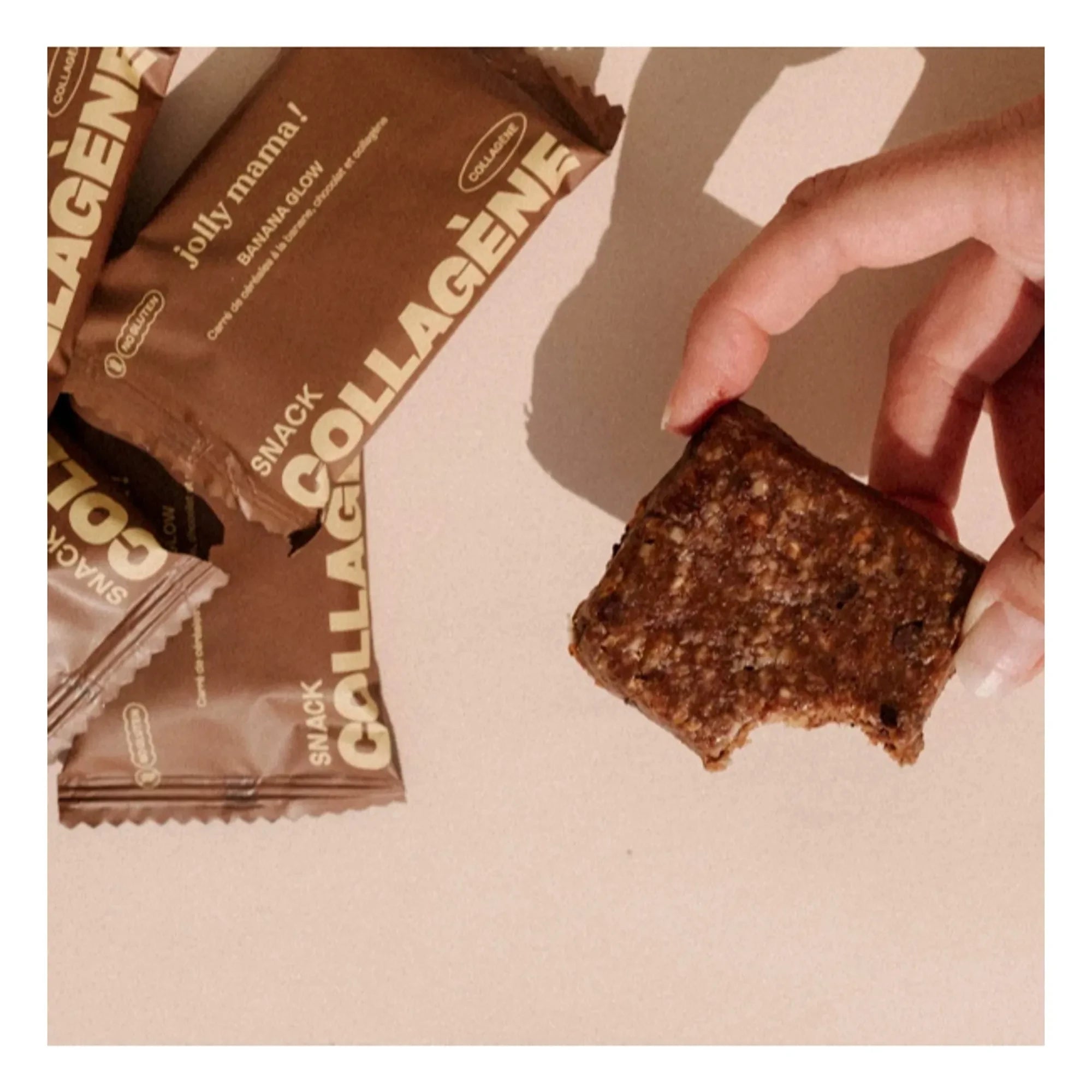 Jolly Mama - Snack de Colágeno Banana Glow - 12 x 45 g