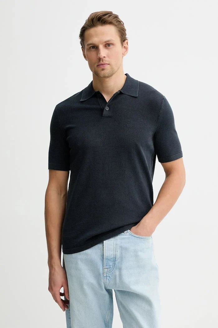 Camiseta de algodón con cuello Marc O'Polo
