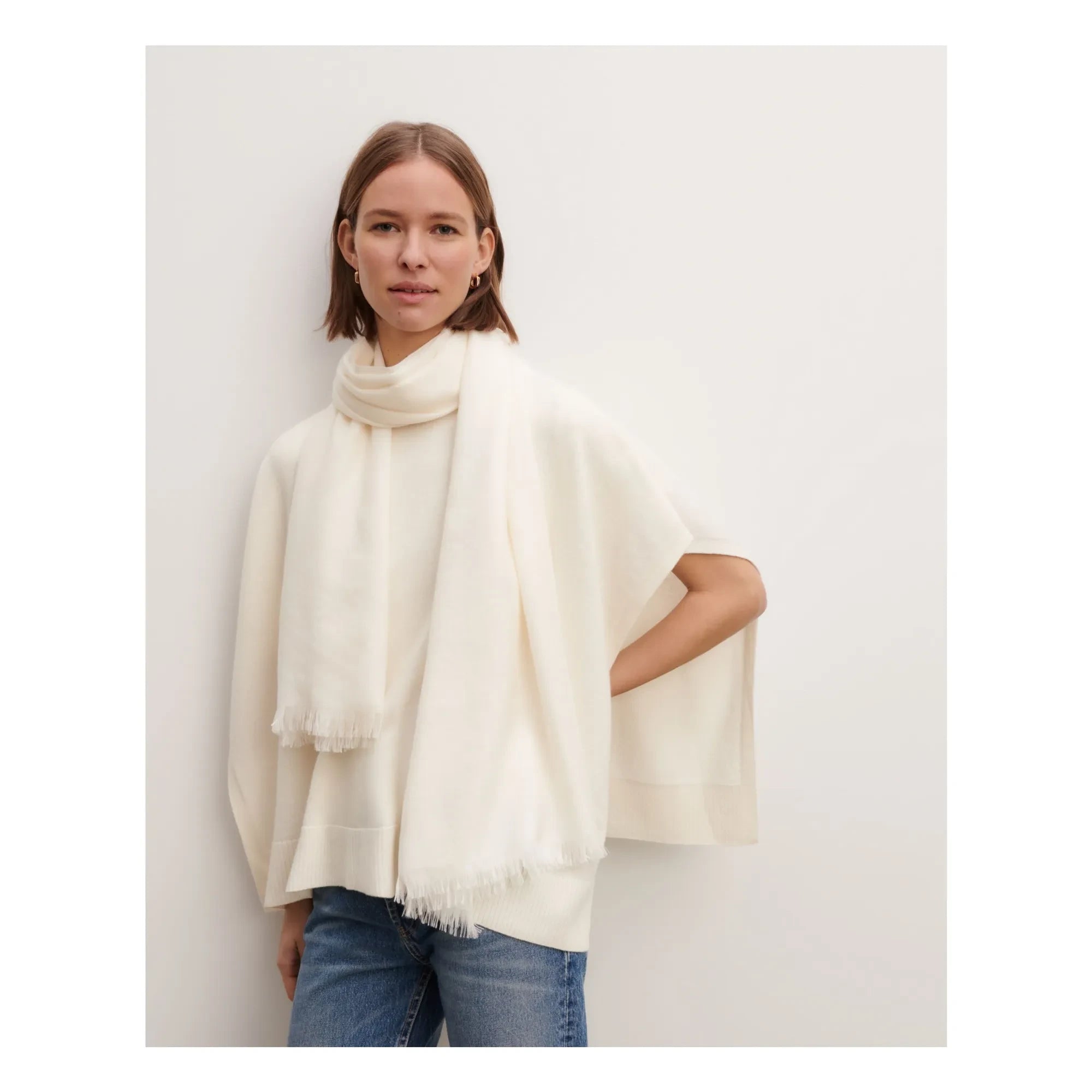 Bompard - Chal de velo de cachemira | Natural