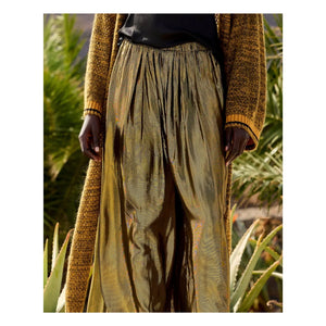 Mes Demoiselles - Pantalón Metalizado Leone | Carbono