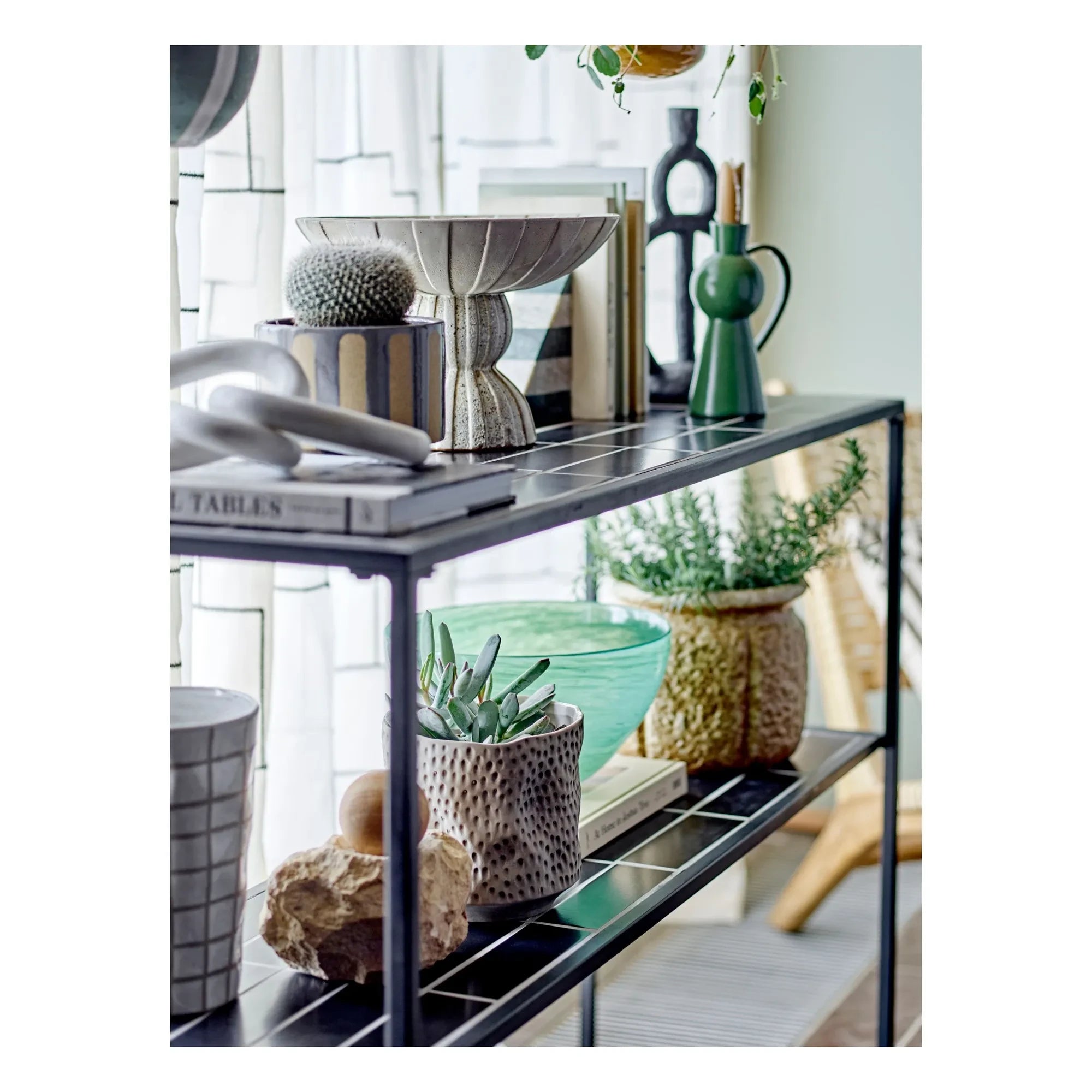 Bloomingville - Esmaralda cam kase | Yeşil