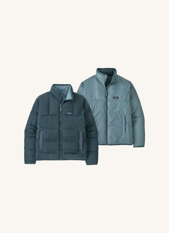 Patagonia - Chaqueta reversible de plumón de ganso | Steel
