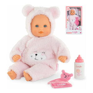 Corolle - Mi primera muñeca - Osito de Amor y accesorios | Rosa pálido