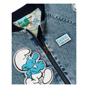 Goldie + Ace - Denim Ceket - Goldie + Ace x Schtroumpfs | Mavi
