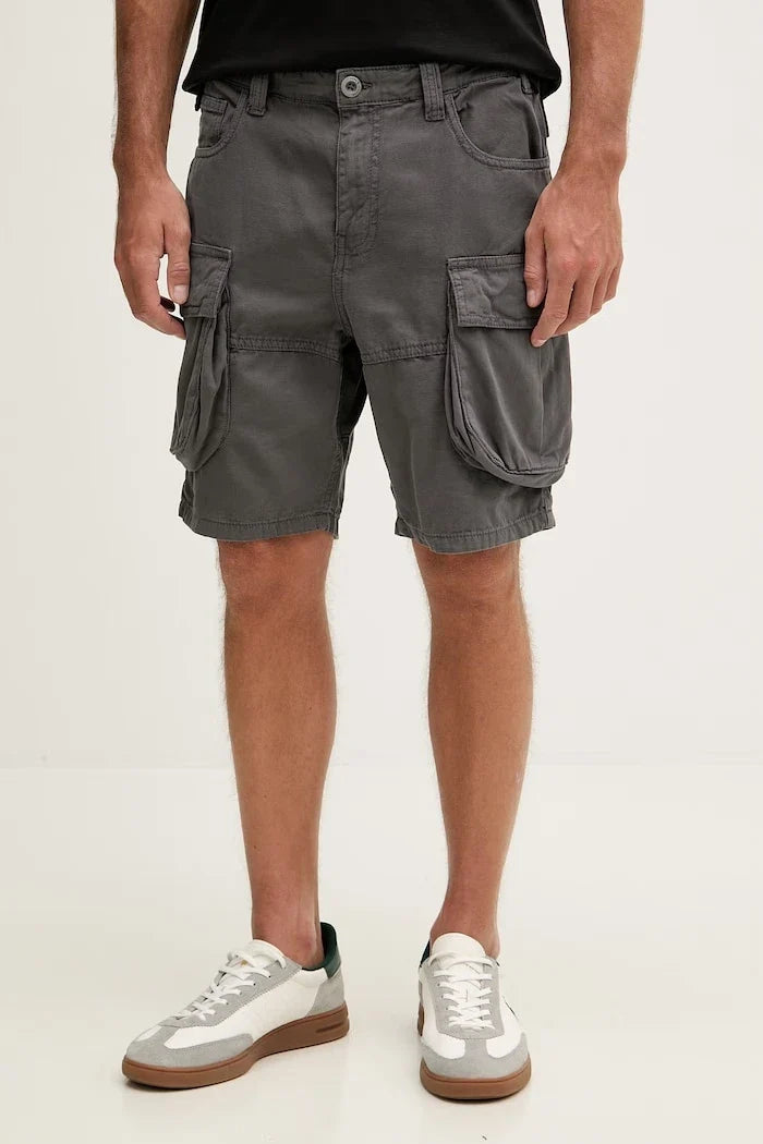 Pantalones cortos cargo Alpha Industries para hombre de lona de algodón