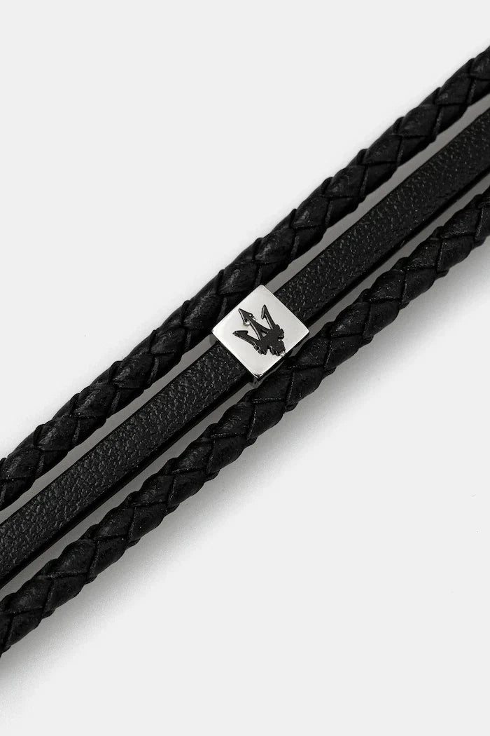 Pulsera de cuero Maserati