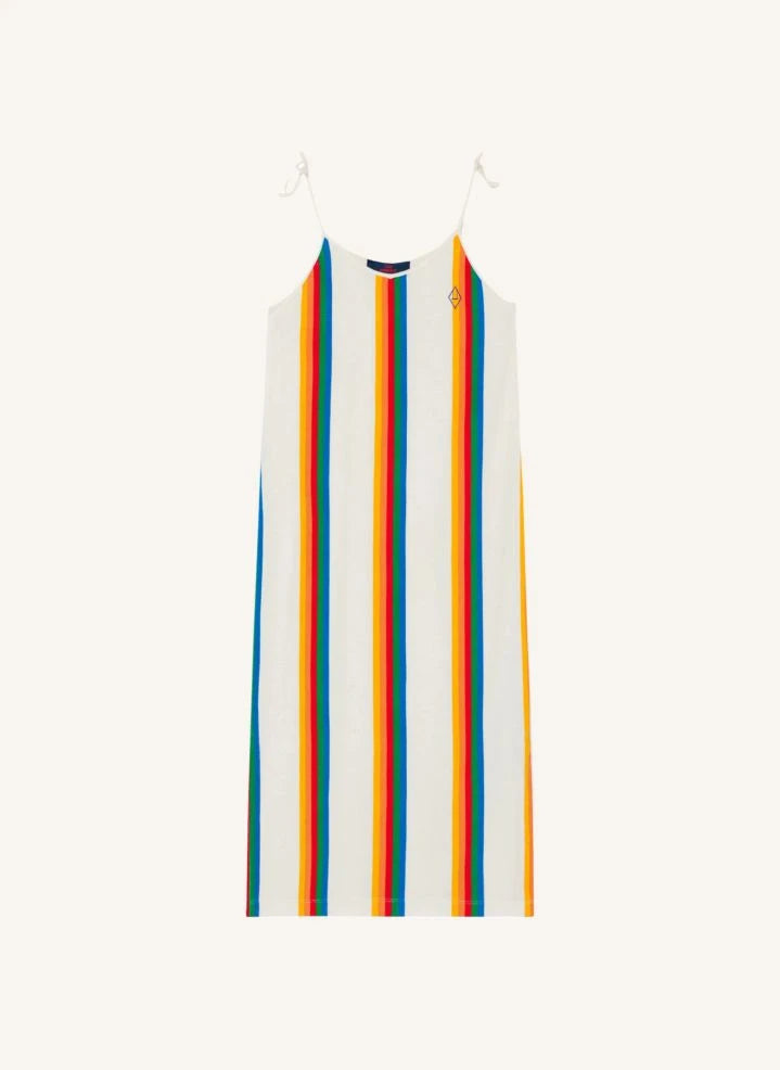 The Animals Observatory - Vestido a Rayas Hummingbird | Blanco