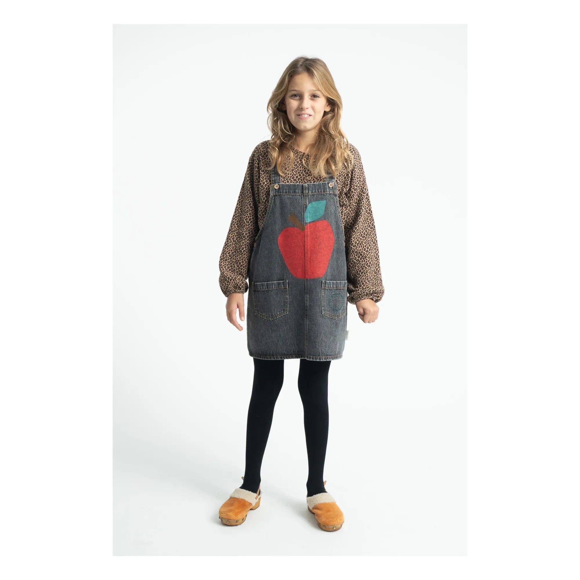 Piupiuchick - Pomme Denim Elbise | Kömür grisi