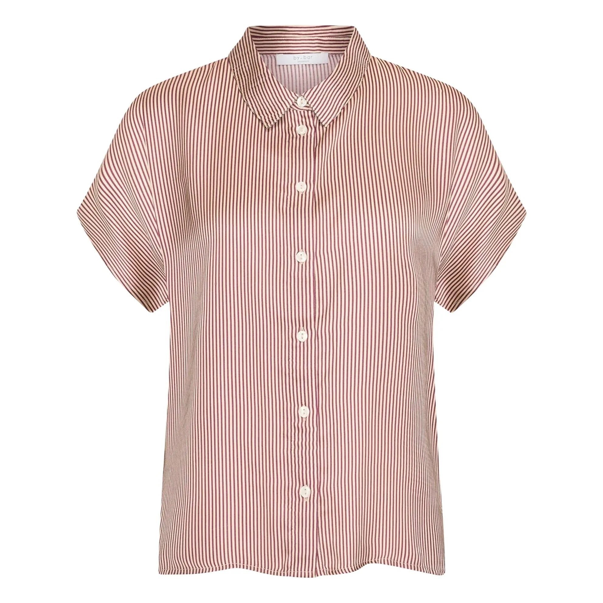 By Bar - Camisa de rayas Karly | Roja