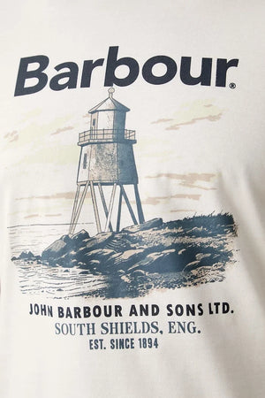 Camiseta de algodón para hombre Barbour Harbourside