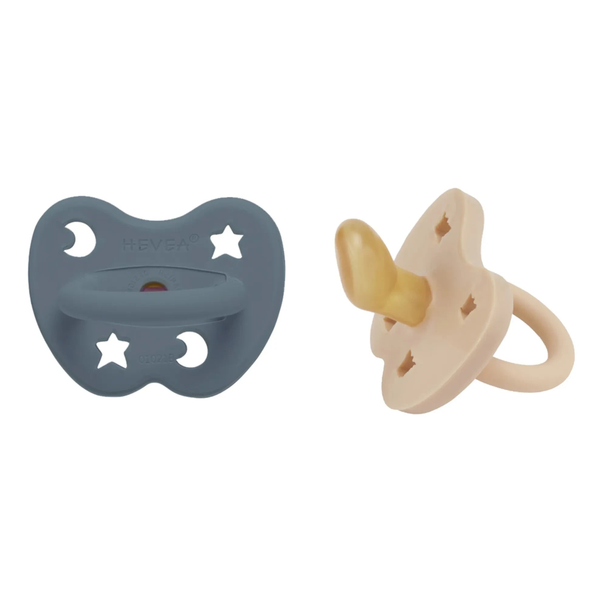 Hevea - Chupetes fisiológicos de caucho natural - Set de 2 | Ocean