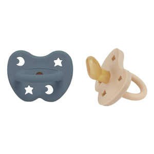Hevea - Chupetes fisiológicos de caucho natural - Set de 2 | Ocean