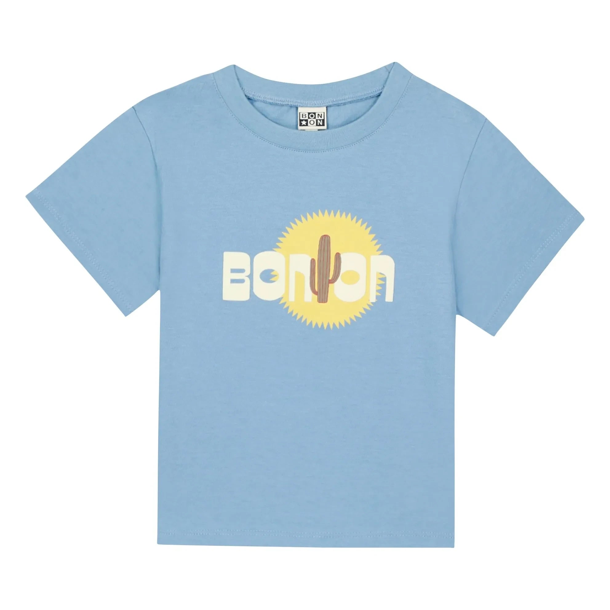 Bonton - Camiseta Cactus de tubo | Azul claro
