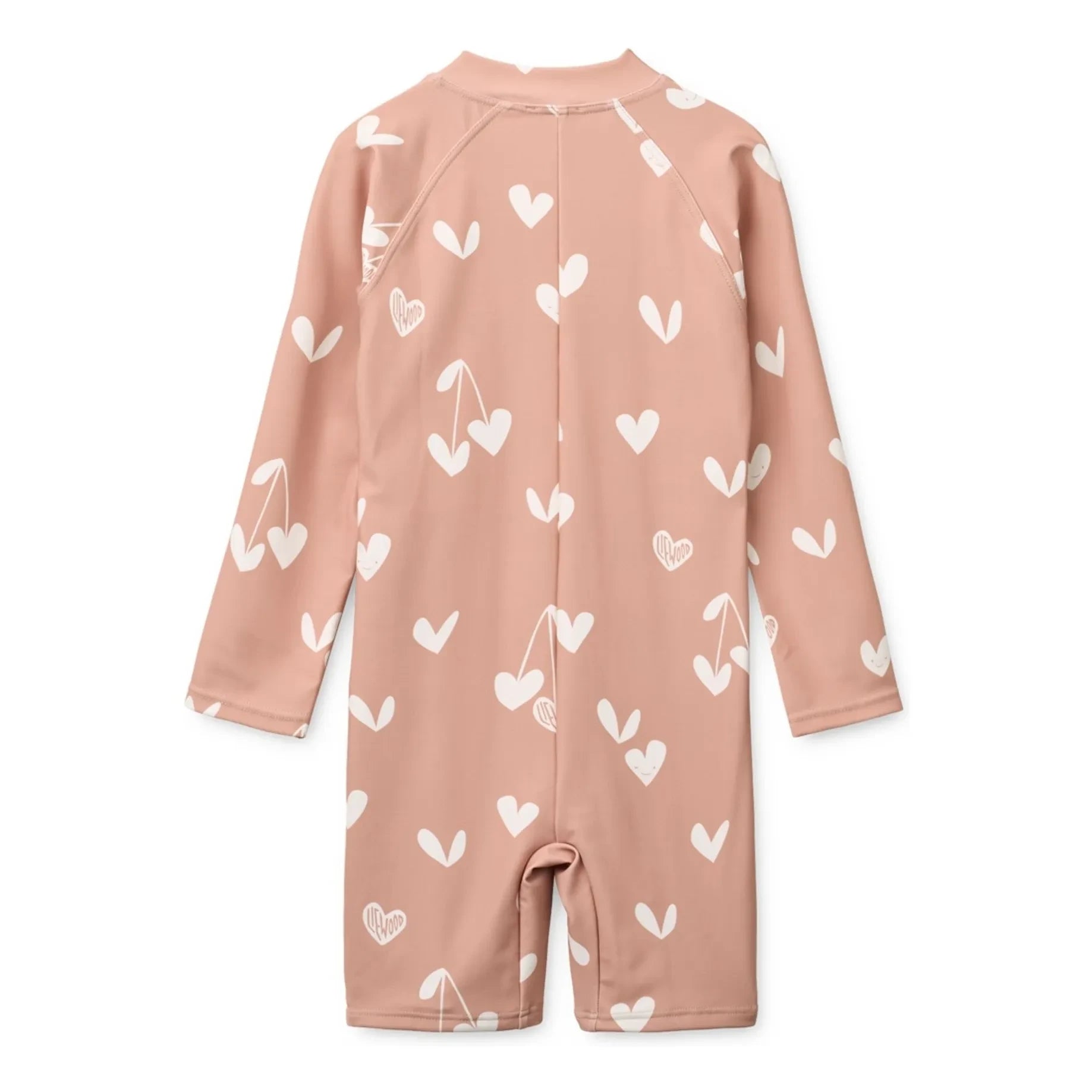 Liewood - Bañador con Protección UV de Fibra Reciclada Max Hearts | Rosa