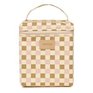 Nobodinoz - Bolsa portameriendas térmica Hyde Park Mosaic | Rosa