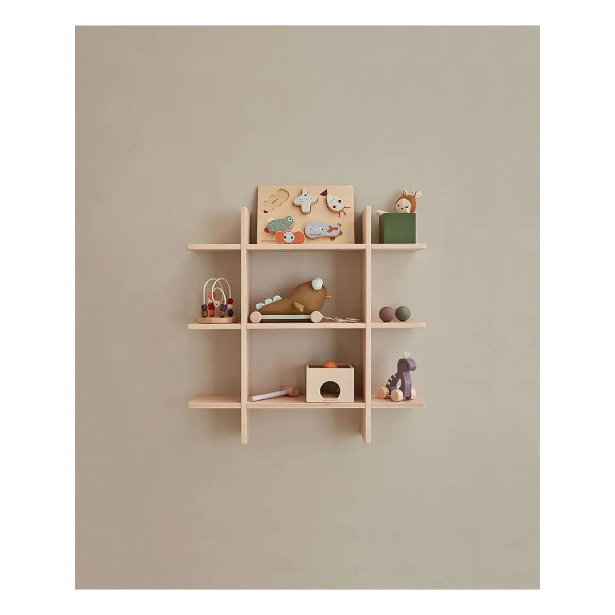 Kid's Concept - Estantería de pared Saga | Madera clara