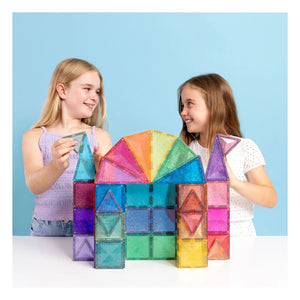 Connetix - Pack Castillo purpurina | Pastel