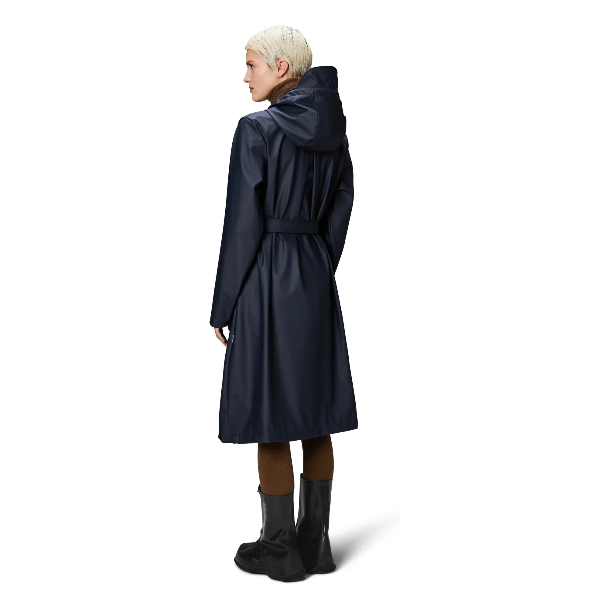 Rains - Impermeable Long Hooded | Azul Marino