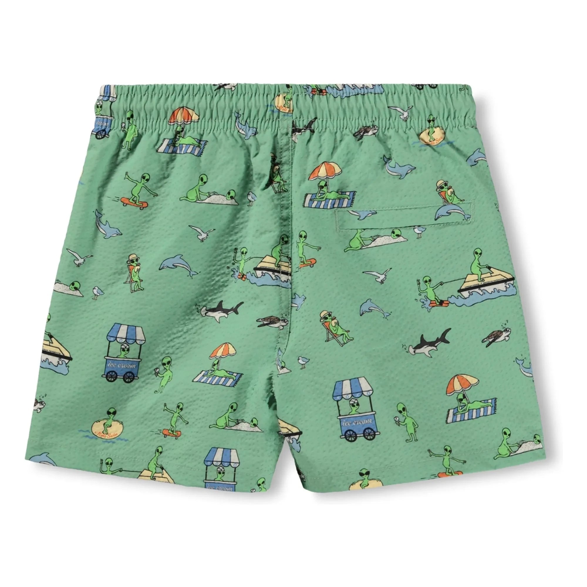Molo - Bañador Niko Aliens | Verde