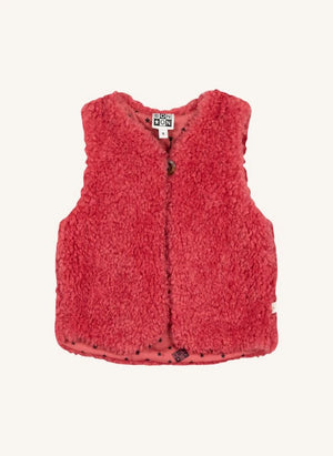 Bonton - Teddy Beti ceket | Framboise