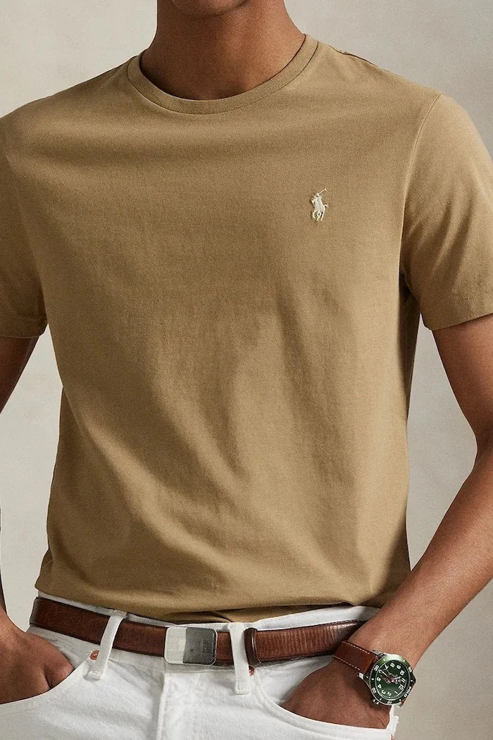 Camiseta básica de algodón Polo Ralph Lauren para hombre