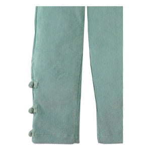 Gingersnaps - Pantalón con Volantes Arielle | Verde mar