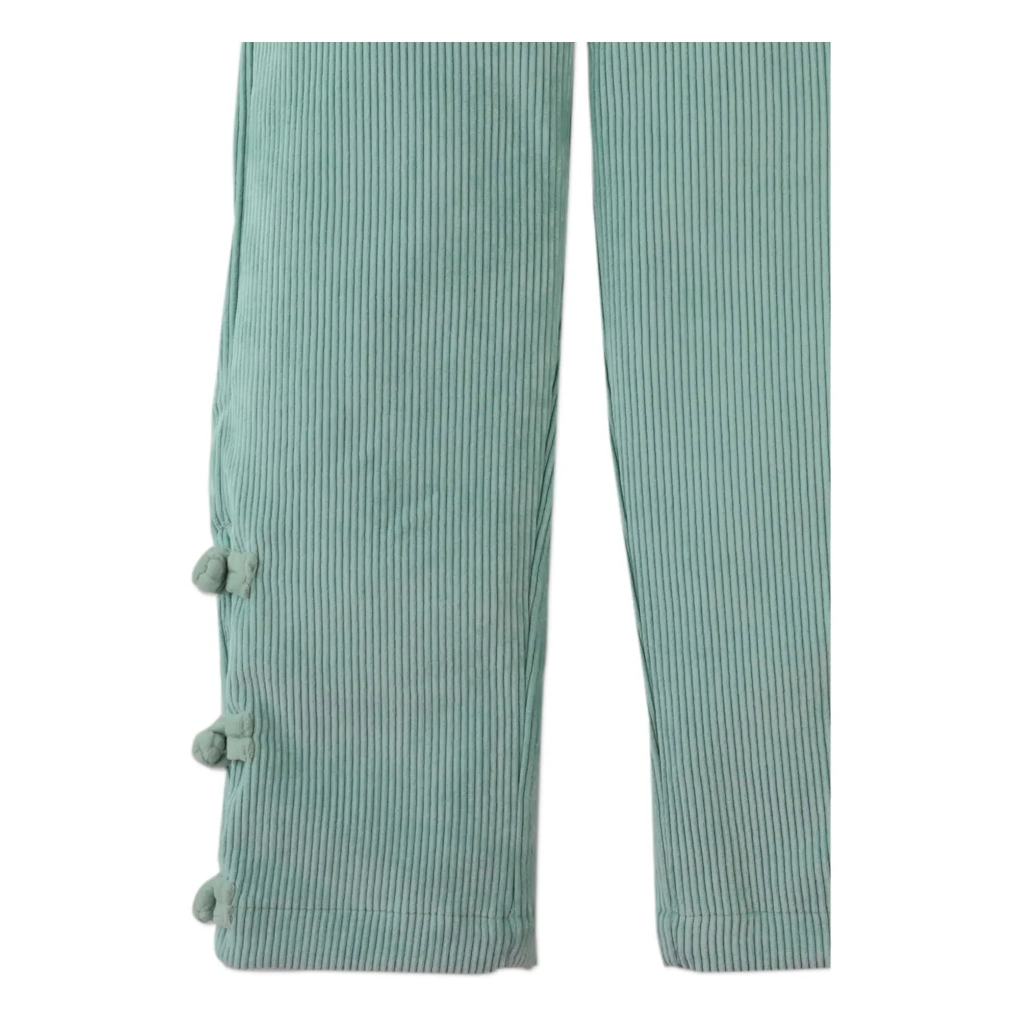 Gingersnaps - Pantalón con Volantes Arielle | Verde mar