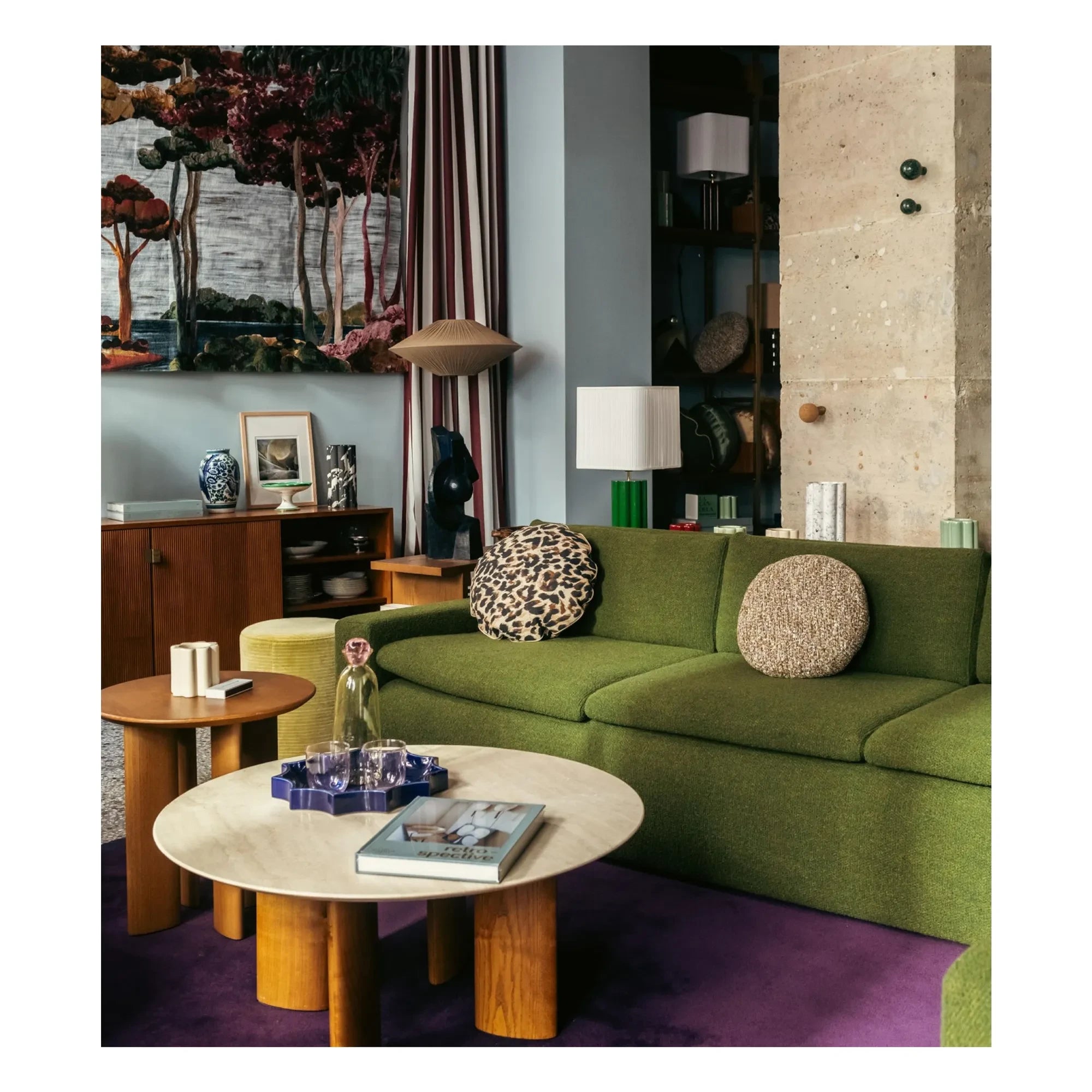 The Socialite Family - Cojín jacquard Bomboloni | Leopard
