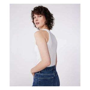 Petit Bateau - Camiseta sin mangas de algodón orgánico | Blanco