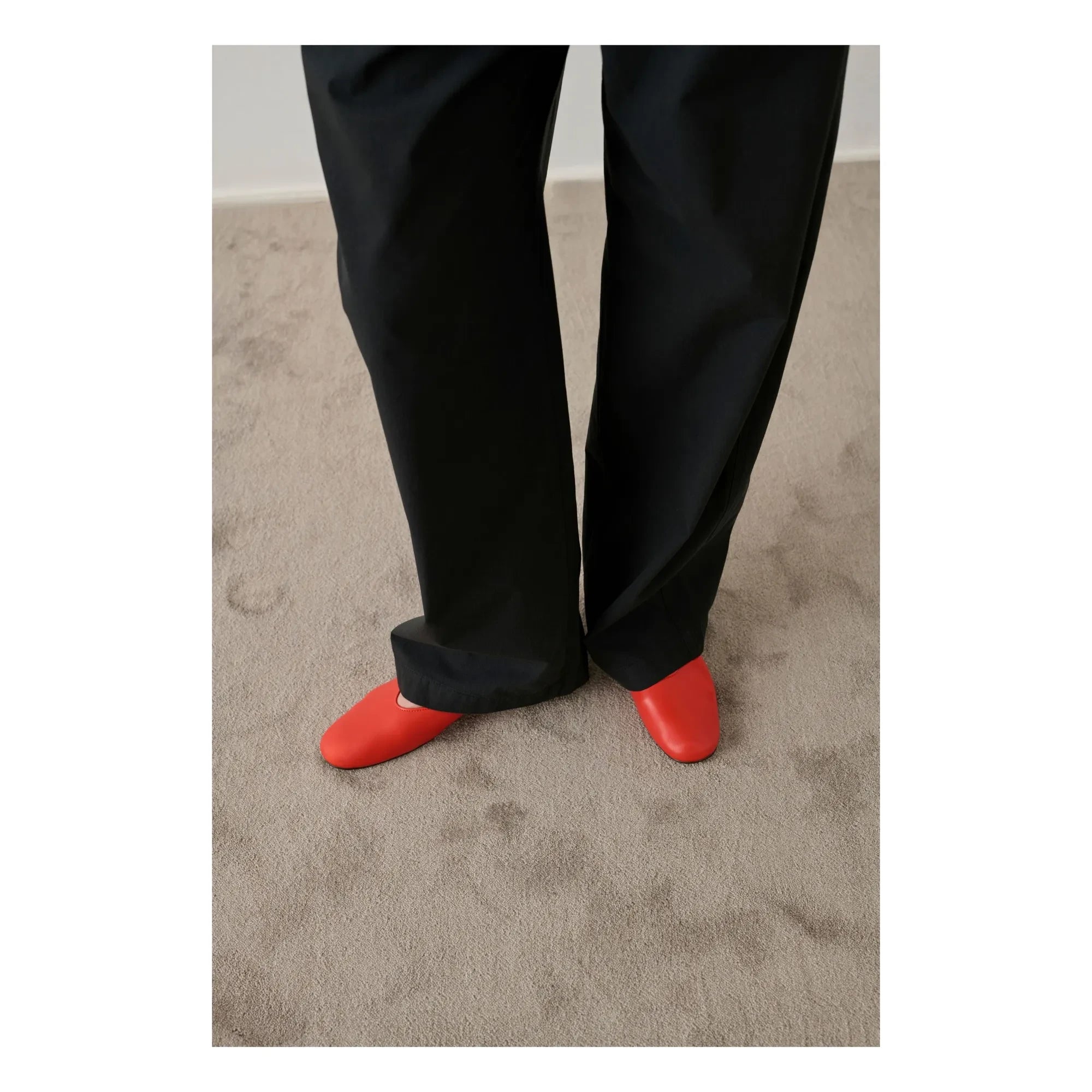 Soeur - Zapatillas bailarina de piel Emmett | Rojo