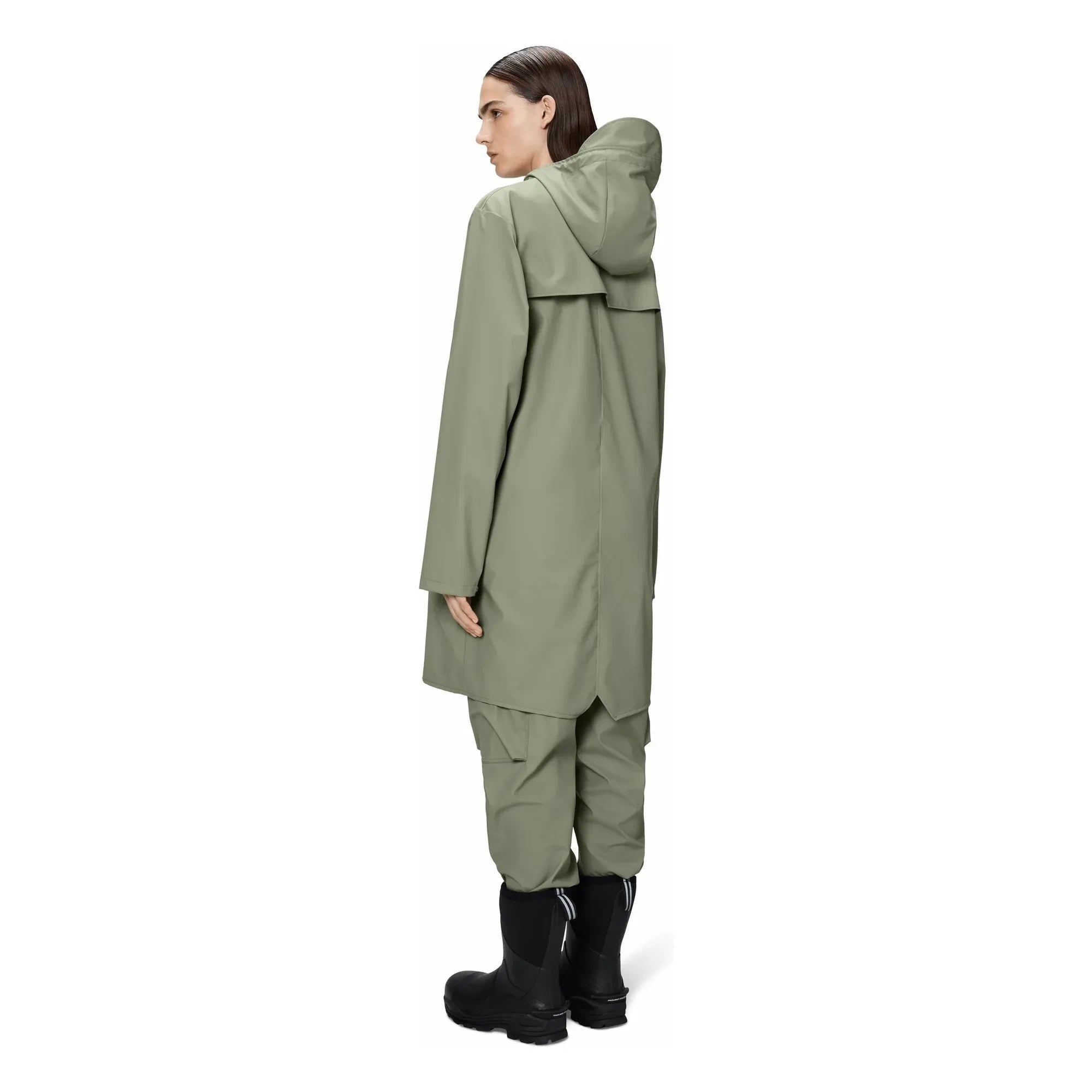 Rains - Gabardina larga W3 | Caqui claro