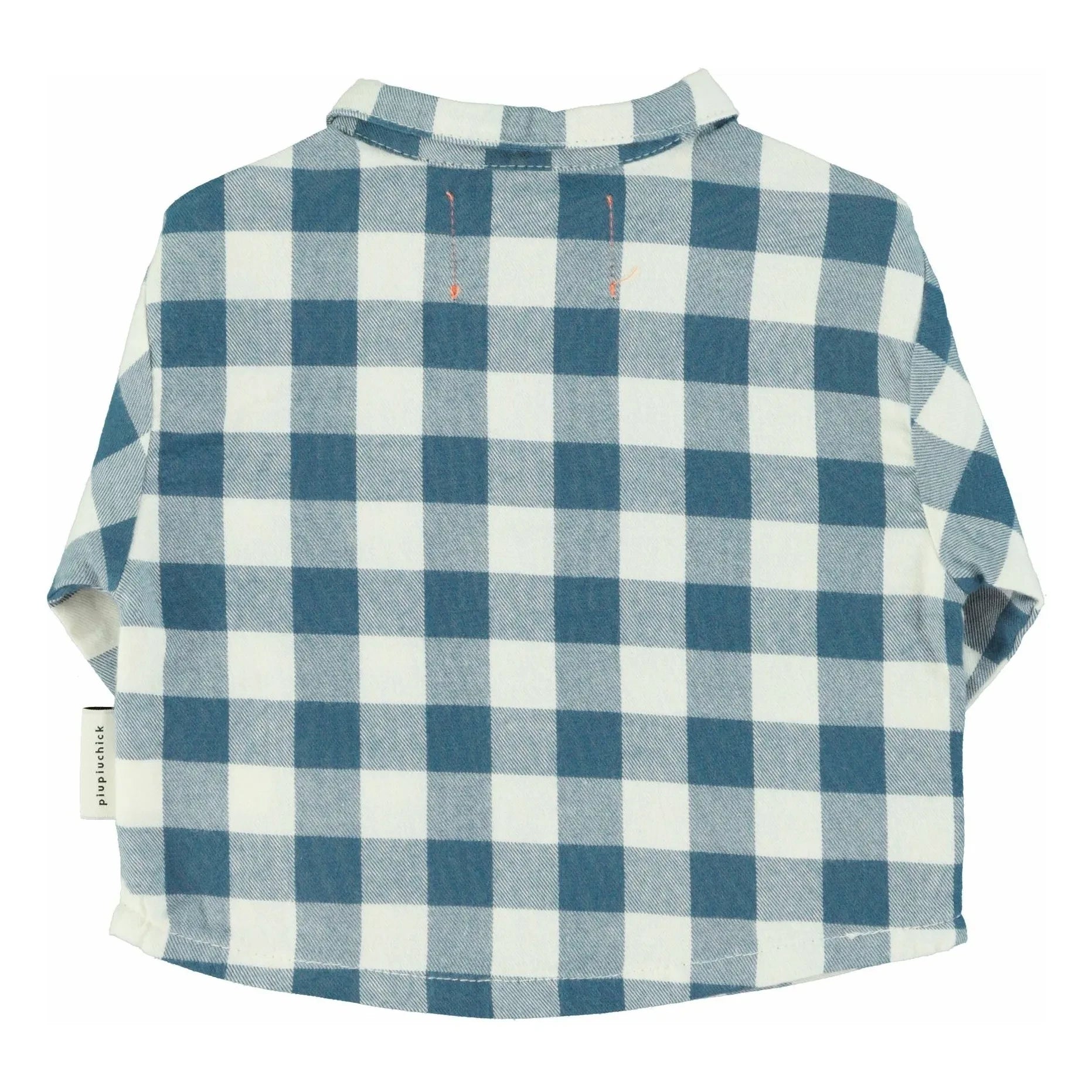 Piupiuchick - Camisa de cuadros de algodón orgánico | Azul