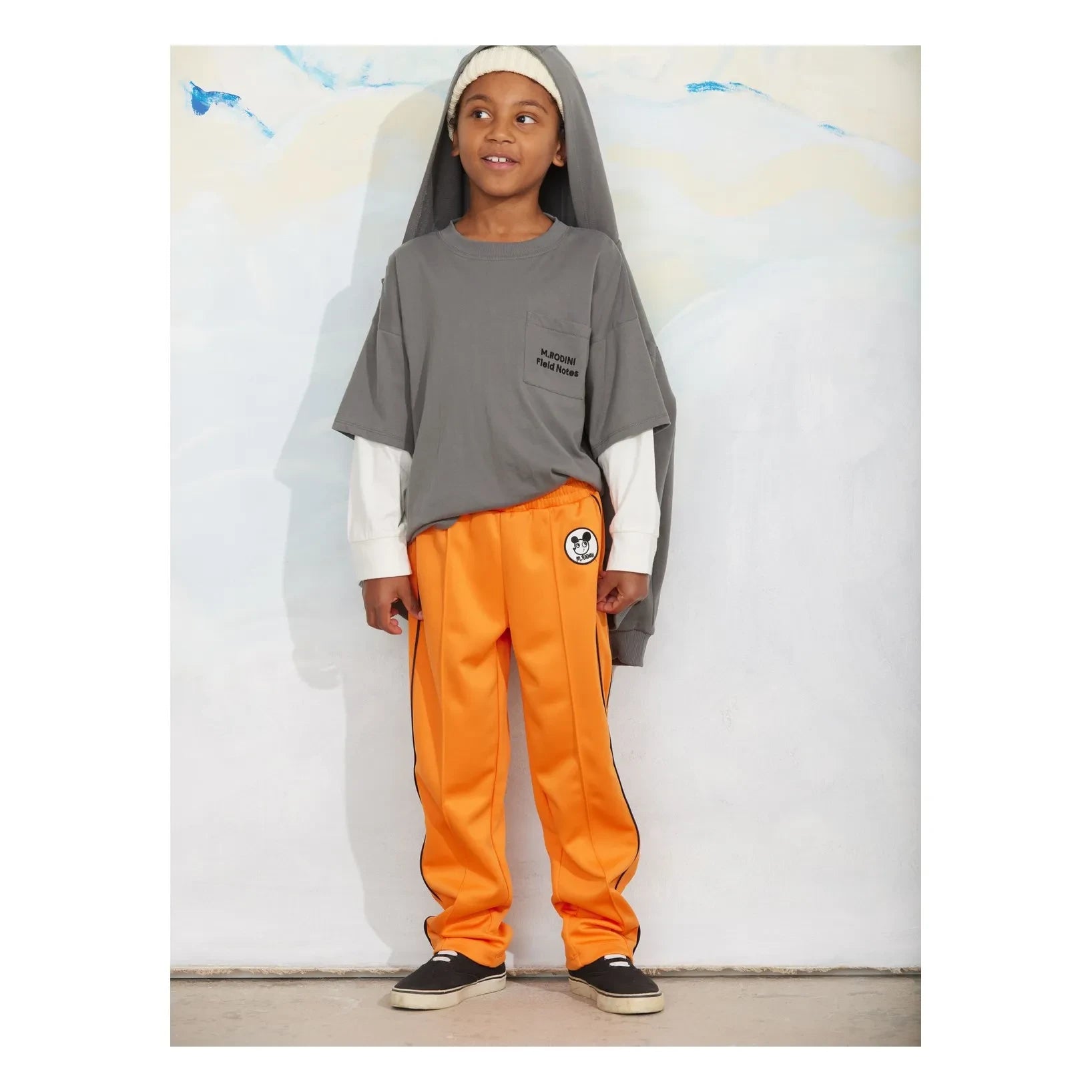Mini Rodini - Jogger Sport Geri Dönüştürülmüş Elyaflar | Turuncu