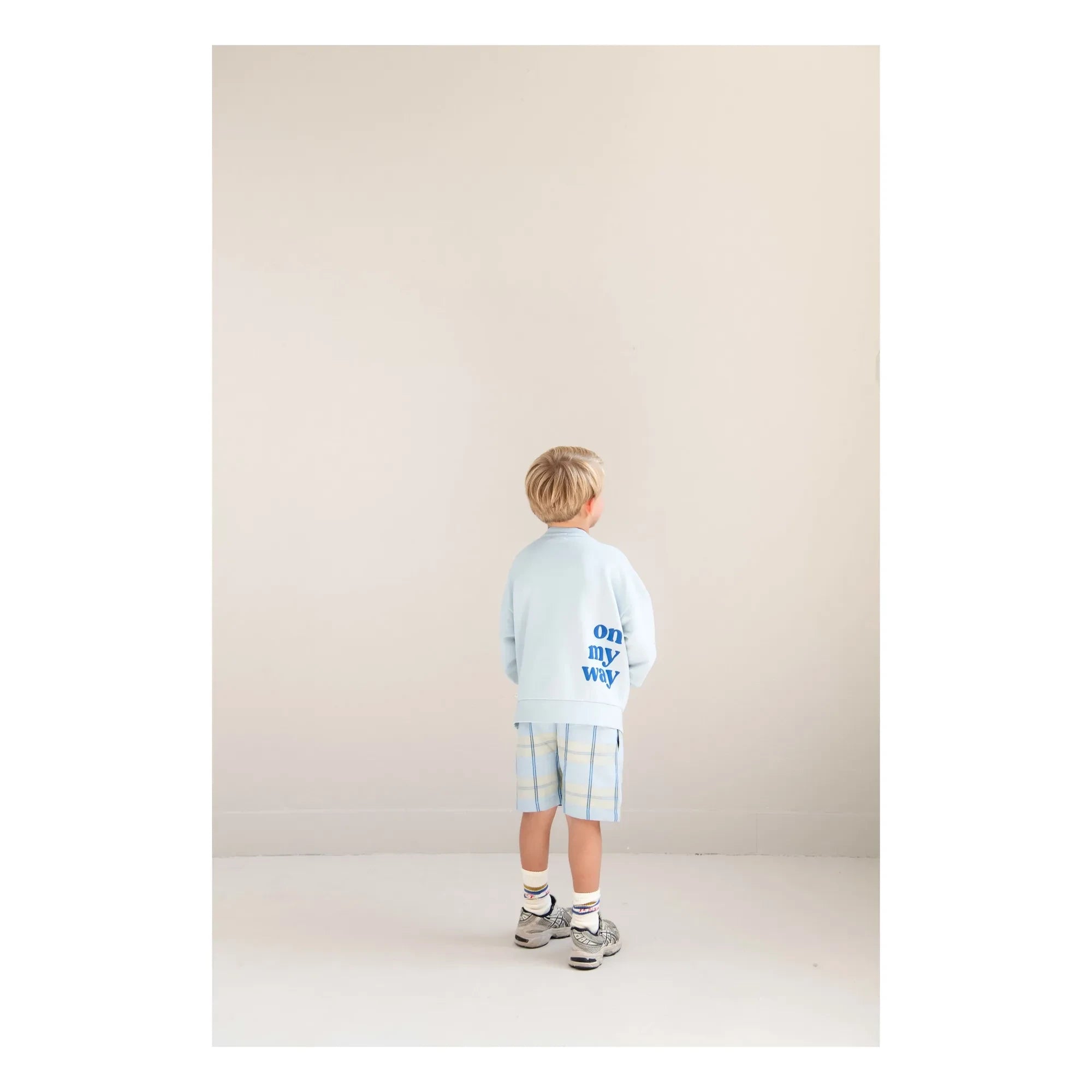 Jenest - Sudadera de algodón orgánico Bo On My Way | Azul claro
