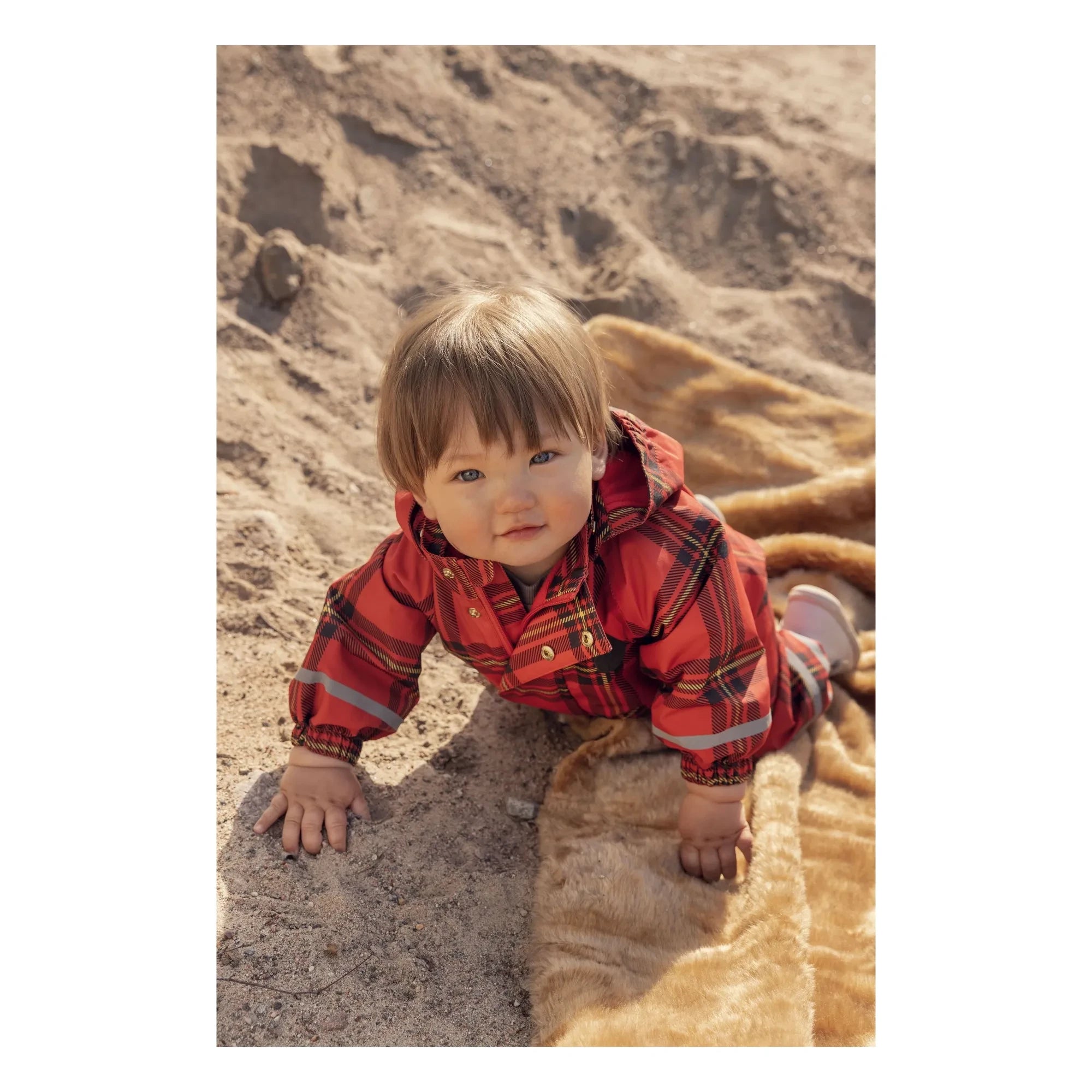 Mini Rodini - Mono de vichy rojo