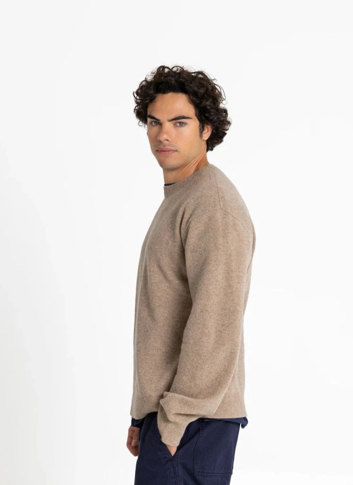 Smallable Man - Suéter de Merino Mozart | Marrón Taupe