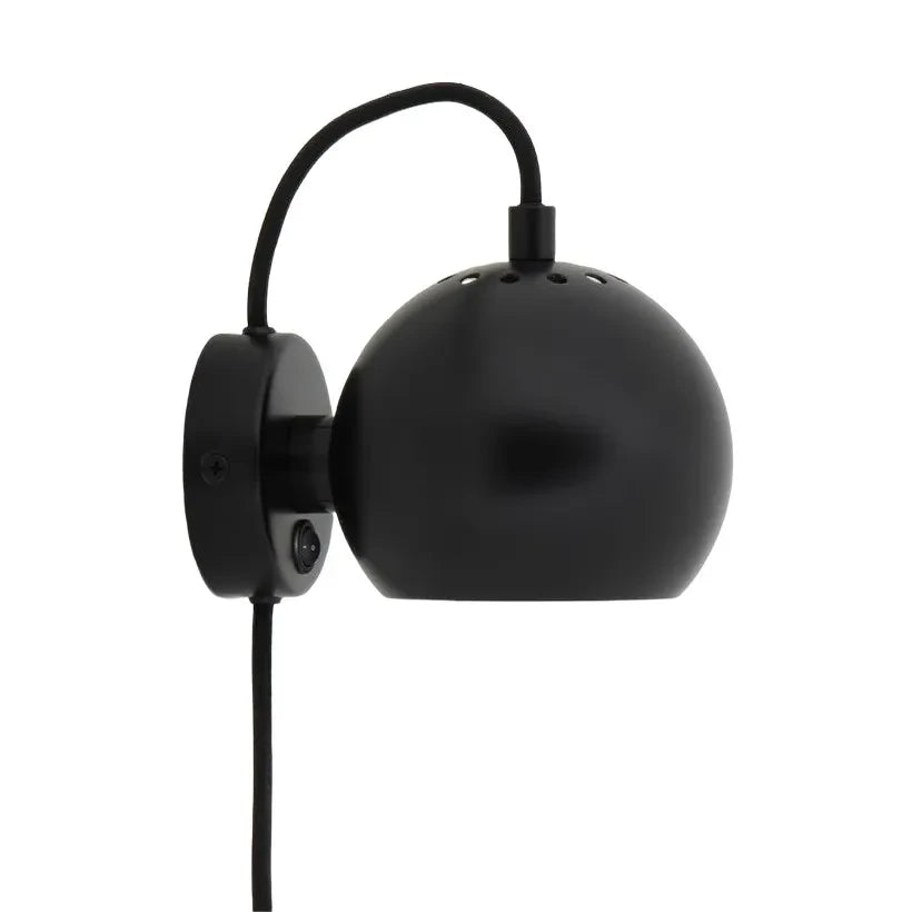 Frandsen - Aplique de pared "Ball", Benny Frandsen | Negro mate